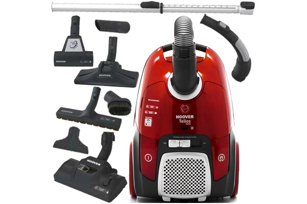 Odkurzacz HOOVER TX52ALG Telios Extra tradycyjny workowy 550W czerwony