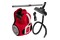 Odkurzacz Concept VP5075 Minis tradycyjny bezworkowy 700W czerwony