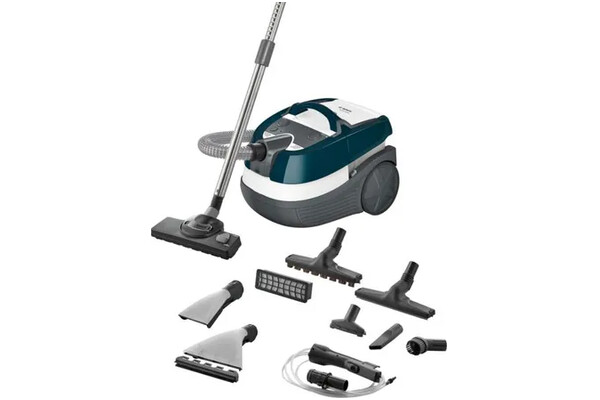 Odkurzacz Bosch BWD41720 tradycyjny workowy 1700W Biało-niebieski