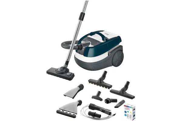 Odkurzacz Bosch BWD41720 tradycyjny workowy 1700W Biało-niebieski