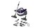 Odkurzacz Bosch BWD41740 AquaWash&Clean tradycyjny workowy 1700W fioletowy