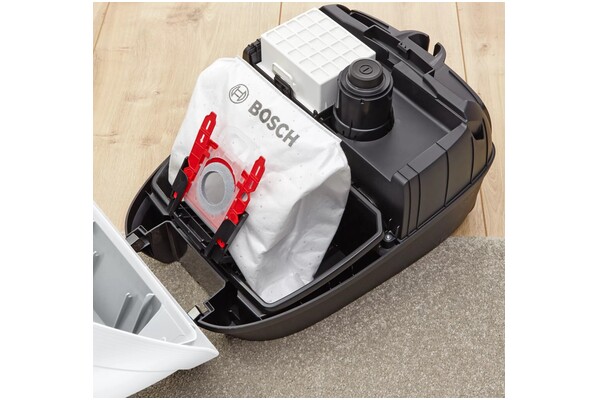 Odkurzacz Bosch BGB6SIL1 tradycyjny workowy biało-czarny