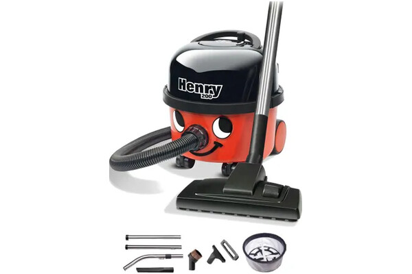 Odkurzacz Numatic HVR160 Henry tradycyjny workowy 620W czarno-czerwony