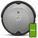Odkurzacz iRobot 694 Roomba robot sprzątający z pojemnikiem srebrno-czarny
