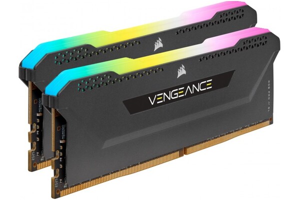 Pamięć RAM CORSAIR Vengeance RGB Pro SL Black 16GB DDR4 3200MHz 1.35V