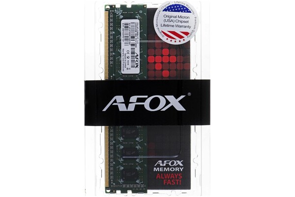 Pamięć RAM AFOX AFLD38BK1L 8GB DDR3 1600MHz 1.35V 11CL