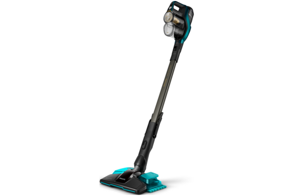 Odkurzacz Philips XC814901 Aqua 8000 pionowy bezworkowy czarno-niebieski
