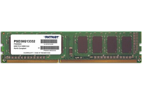 Pamięć RAM Patriot Signaturee 8GB DDR3 1333MHz 1.5V