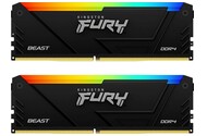 Pamięć RAM Kingston Fury Beast RGB KF432C16BB12AK232 32GB DDR4 3200MHz 1.2V 16CL