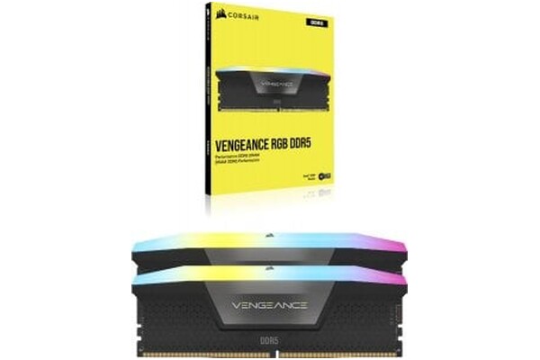 Pamięć RAM CORSAIR Vengeance RGB 64GB DDR5 6400MHz 1.4V 32CL