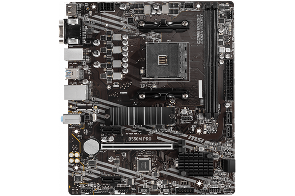 Płyta główna MSI B550M Pro Socket AM4 AMD B550 DDR4 miniATX