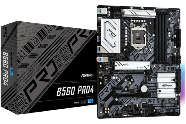 Płyta główna ASrock B560 Pro4 Socket 1200 Intel B560 DDR4 ATX
