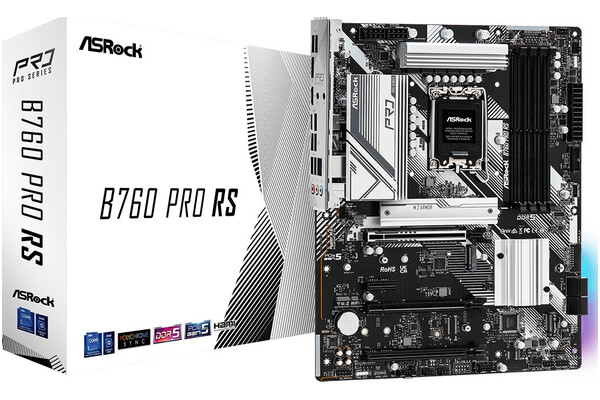 Płyta główna ASrock B760 Pro RS Socket 1700 Intel B760 DDR5 ATX