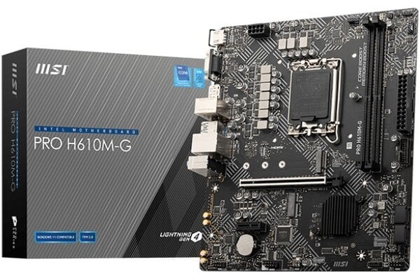 Płyta główna MSI H610M-G Pro Socket 1700 Intel H610 DDR5 microATX