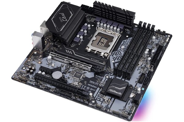 Płyta główna ASrock H670M Pro RS Socket 1700 Intel H670 DDR4 microATX