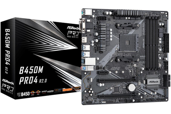 Płyta główna ASrock B450M Steel Legend Socket AM4 AMD B450 DDR4 miniATX