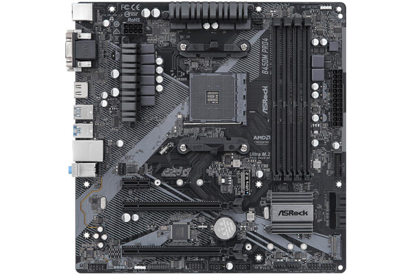Płyta główna ASrock B450M Steel Legend Socket AM4 AMD B450 DDR4 miniATX