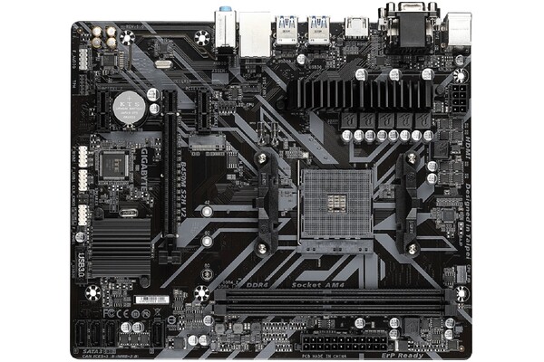 Płyta główna GIGABYTE B450MS2H V2 Socket AM4 AMD B450 DDR4 microATX