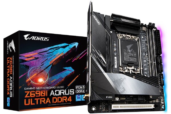 Płyta główna GIGABYTE Z690I Aorus Ultra Socket 1700 Intel Z690 DDR4 Mini-ITX