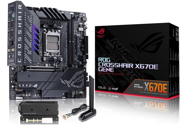 Płyta główna ASUS X670E Rog Crosshair Gene Socket AM5 AMD X670E DDR5 microATX