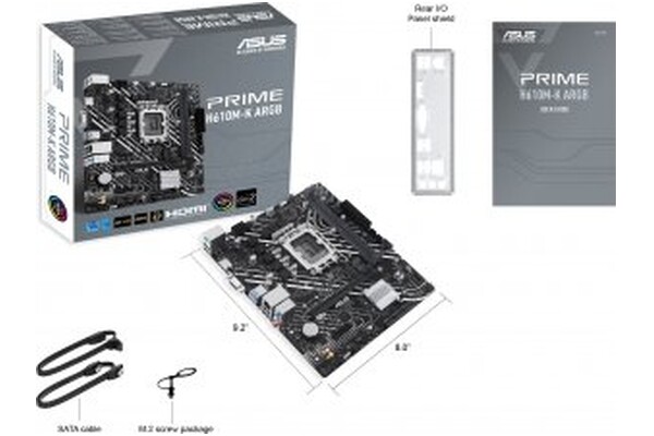 Płyta główna ASUS H610M-K Prime Socket 1700 Intel H610 DDR5 microATX