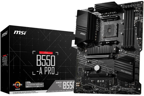 Płyta główna MSI B550A Pro Socket AM4 AMD B550 DDR4 ATX