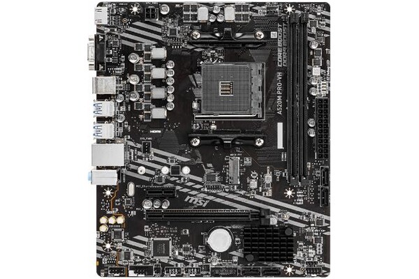 Płyta główna MSI A520M Pro-VH Socket AM4 AMD A520 DDR4 microATX