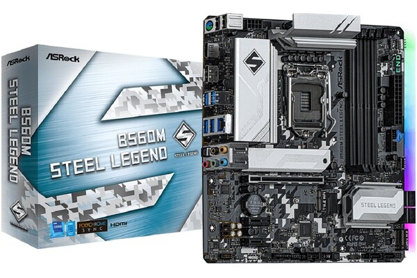 Płyta główna ASrock B560M Steel Legend Socket 1200 Intel B560 DDR4 microATX