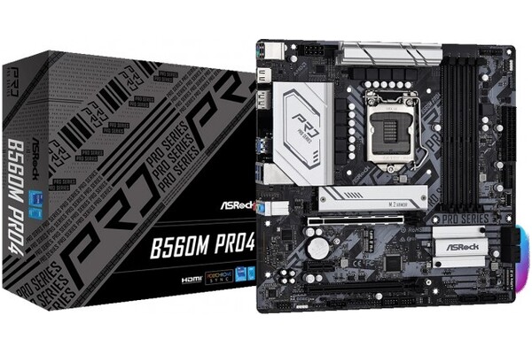Płyta główna ASrock B560M Pro4 Socket 1200 Intel B560 DDR4 microATX