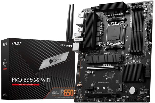 Płyta główna MSI B650S Pro WiFi Socket AM5 AMD B650 DDR5 ATX