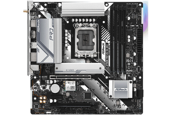 Płyta główna ASrock B760M Pro RS D4 WiFi Socket 1700 Intel B760 DDR4 microATX