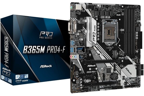Płyta główna ASrock B365M Pro4-F Socket 1151 Intel B365 DDR4 microATX