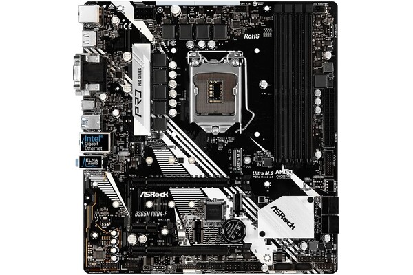 Płyta główna ASrock B365M Pro4-F Socket 1151 Intel B365 DDR4 microATX