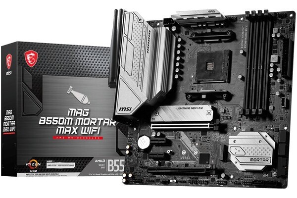 Płyta główna MSI B550M MAG Mortar Max WiFi Socket AM4 AMD B550 DDR4 microATX