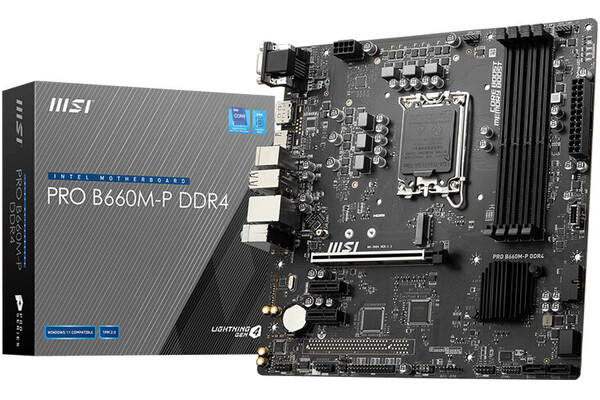 Płyta główna MSI B660MP Pro Socket 1700 Intel B660 DDR4 microATX