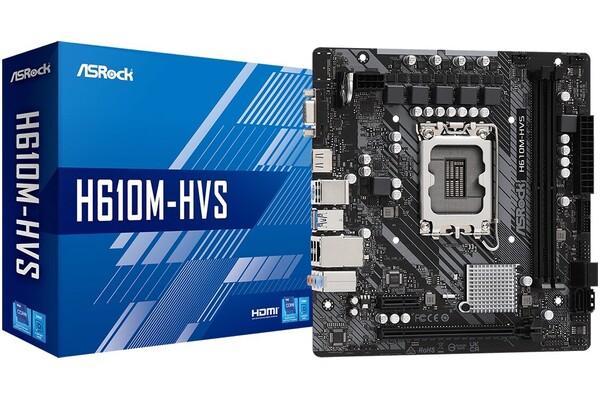 Płyta główna ASrock H610M -HVS Socket 1700 Intel H610 DDR4 microATX