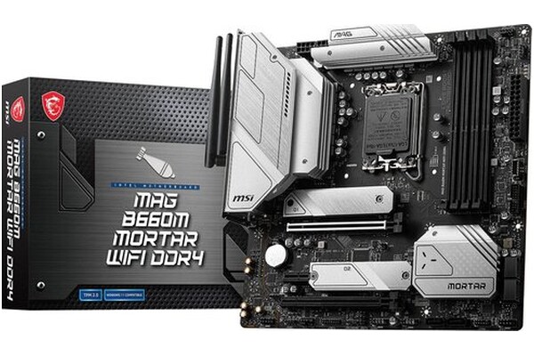 Płyta główna MSI B660 MAG Mortar WiFi Socket 1700 Intel B660 DDR4 microATX