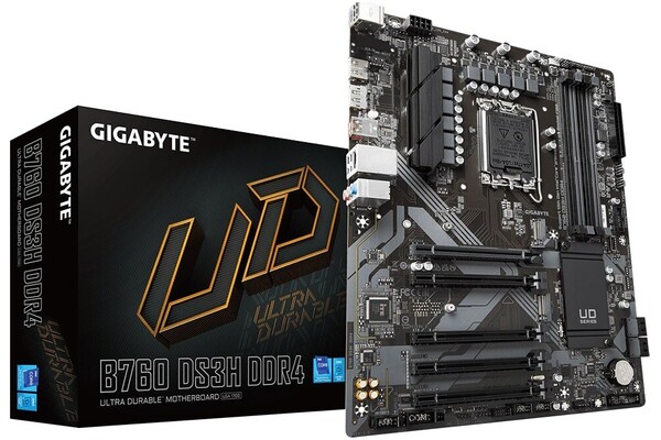 Płyta główna GIGABYTE B760DS3H Socket 1700 Intel B760 DDR4 ATX