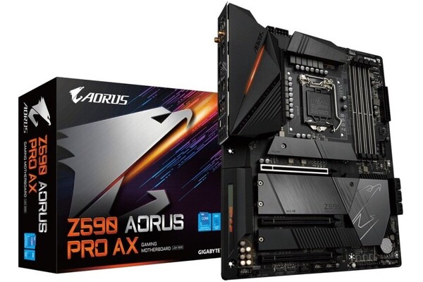 Płyta główna GIGABYTE Z590 Aorus Pro AX Socket 1200 Intel Z590 DDR4 ATX