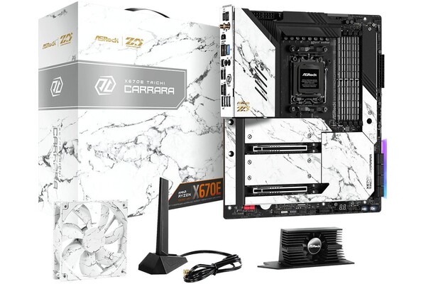 Płyta główna ASrock X670E Taichi Carrara Socket AM5 AMD X670E DDR5 Extended ATX