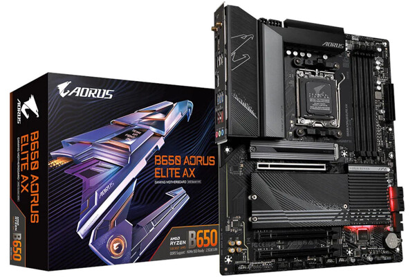 Płyta główna GIGABYTE B650 Aorus Elite AX Socket AM5 AMD B650 DDR5 ATX