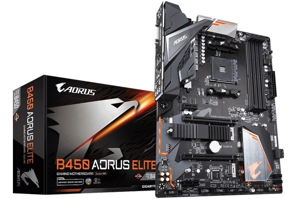 Płyta główna GIGABYTE B450 Aorus Elite Socket AM4 AMD B450 DDR4 ATX