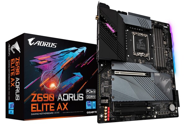 Płyta główna GIGABYTE Z690 Aorus Elite AX Socket 1700 Intel Z690 DDR5 ATX