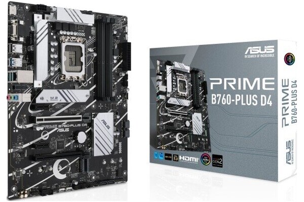 Płyta główna ASUS B760 Plus Prime D4 Socket 1700 Intel B760 DDR4 ATX