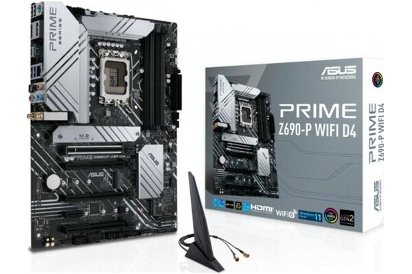 Płyta główna ASUS Z690-P Prime WiFi Socket 1700 Intel Z690 DDR4 ATX
