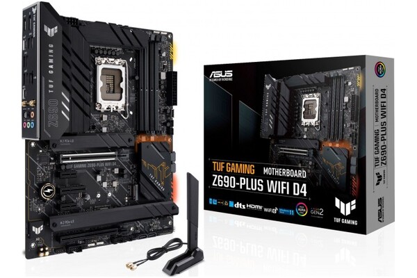 Płyta główna ASUS Z690 Plus TUF Gaming D4 WiFi Socket 1700 Intel Z690 DDR4 ATX
