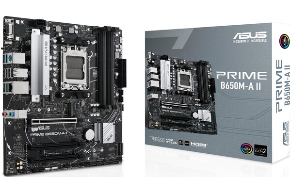 Płyta główna ASUS B650M-A Prime II Socket AM5 AMD B650 DDR5 microATX