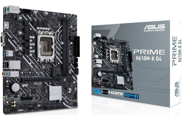 Płyta główna ASUS H610M-K Prime Socket 1700 Intel H610 DDR4 microATX
