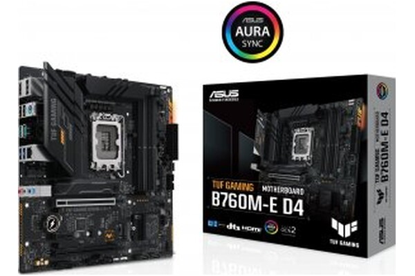 Płyta główna ASUS B760M-E TUF Gaming D4 Socket 1700 Intel B760 DDR4 microATX
