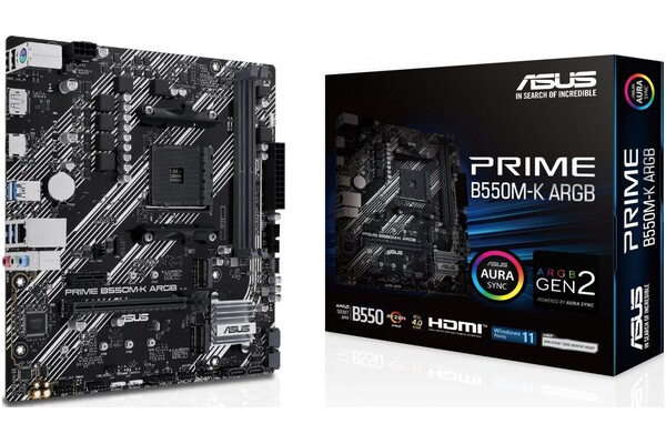 Płyta główna ASUS B550M-K Socket AM4 AMD B550 DDR4 microATX